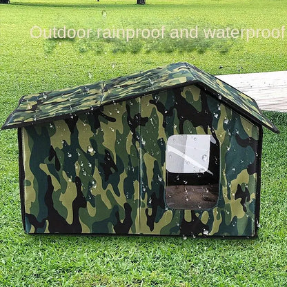 Outdoor Cat Nest Dog House Waterproof Warm Cats Sleeping Cave Cat Bed For All Seasons