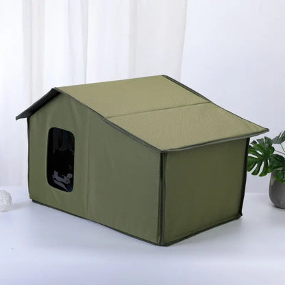 Outdoor Cat Nest Dog House Waterproof Warm Cats Sleeping Cave Cat Bed For All Seasons