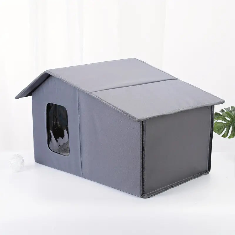 Outdoor Cat Nest Dog House Waterproof Warm Cats Sleeping Cave Cat Bed For All Seasons