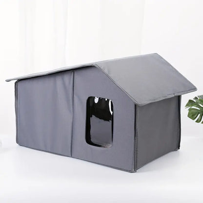 Outdoor Cat Nest Dog House Waterproof Warm Cats Sleeping Cave Cat Bed For All Seasons