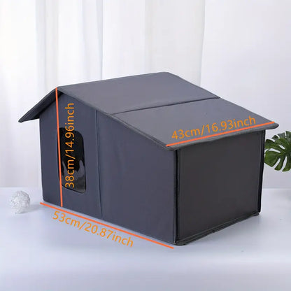 Outdoor Cat Nest Dog House Waterproof Warm Cats Sleeping Cave Cat Bed For All Seasons